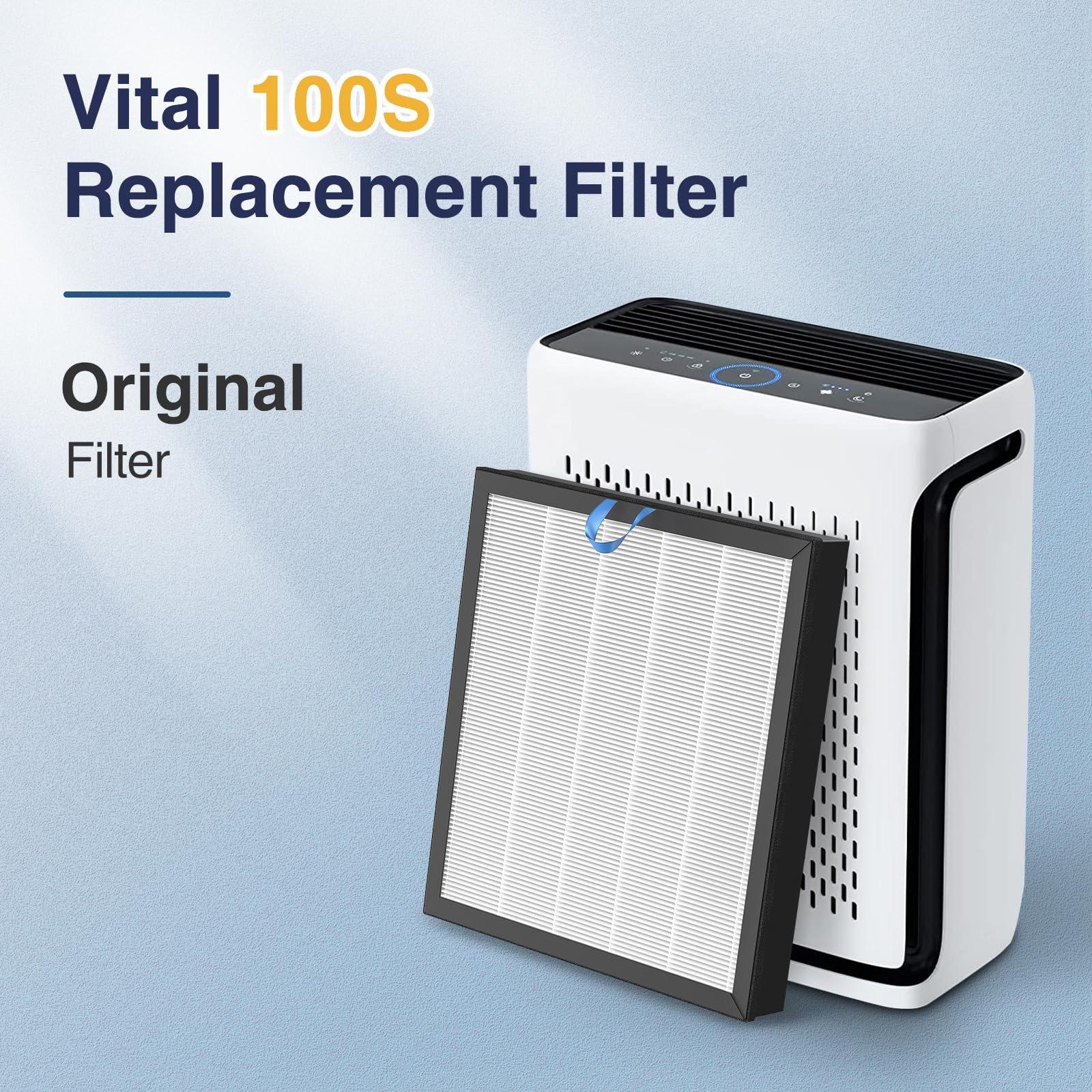 Cabiclean Vital 100S-P Replacement Filter for LEVOIT Vital 100S a - Cabiclean Official Product View 3