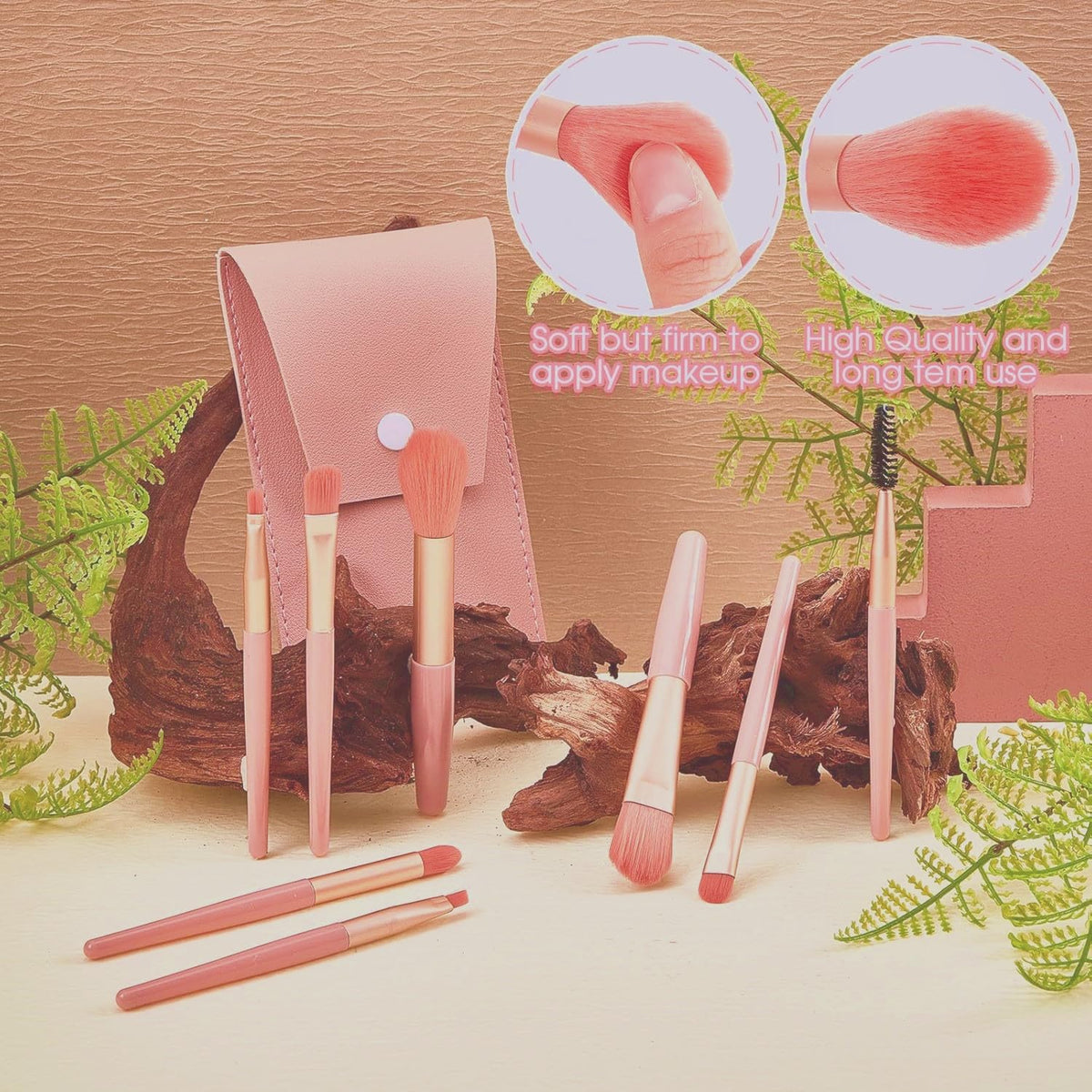 Makeup Gift Set for Beginners with Bag Brushes Comb Headband - wepgjwmao Official Imagery - 4