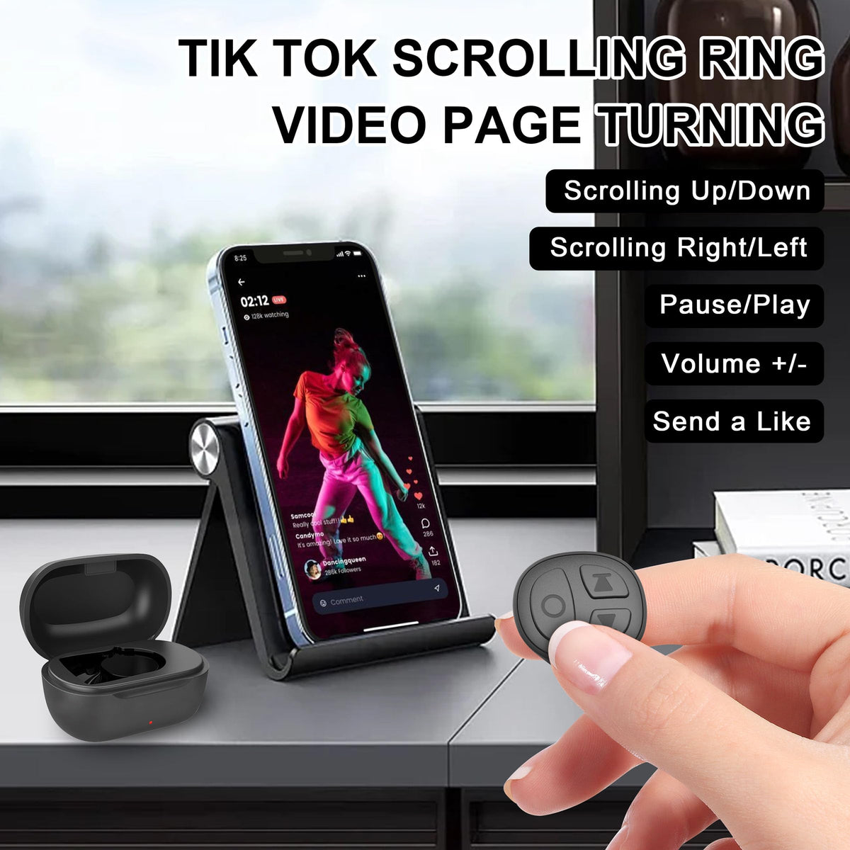 TikTok Scrolling Ring Auto Tapper for TikTok Live - Vekesen Official Imagery - 3