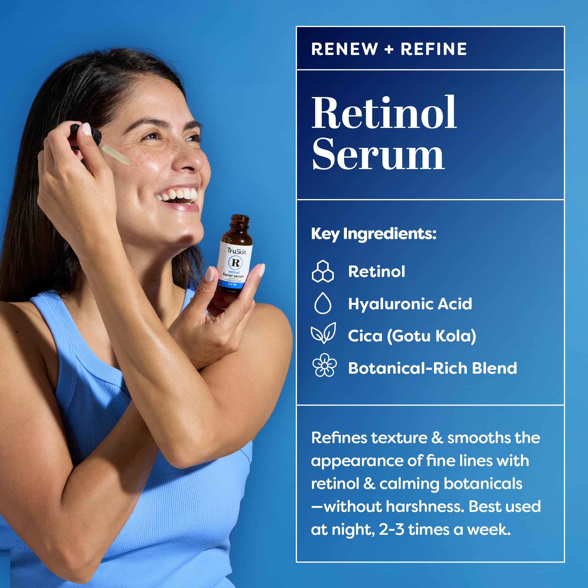 TruSkin Serum Trio with Vitamin C, Retinol &amp; Hyaluronic - TruSkin
