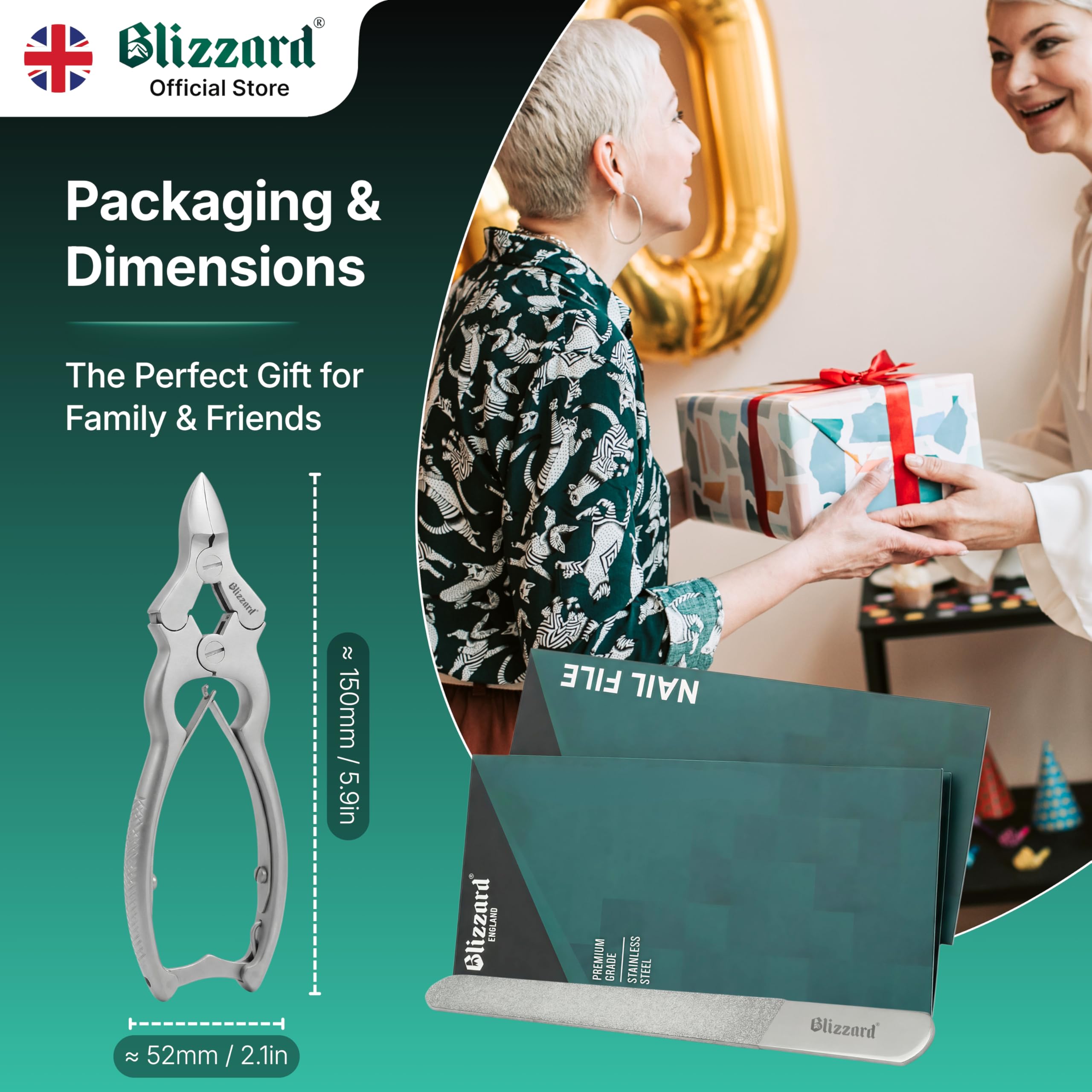 Blizzard Heavy Duty Toenail Clippers – German Steel