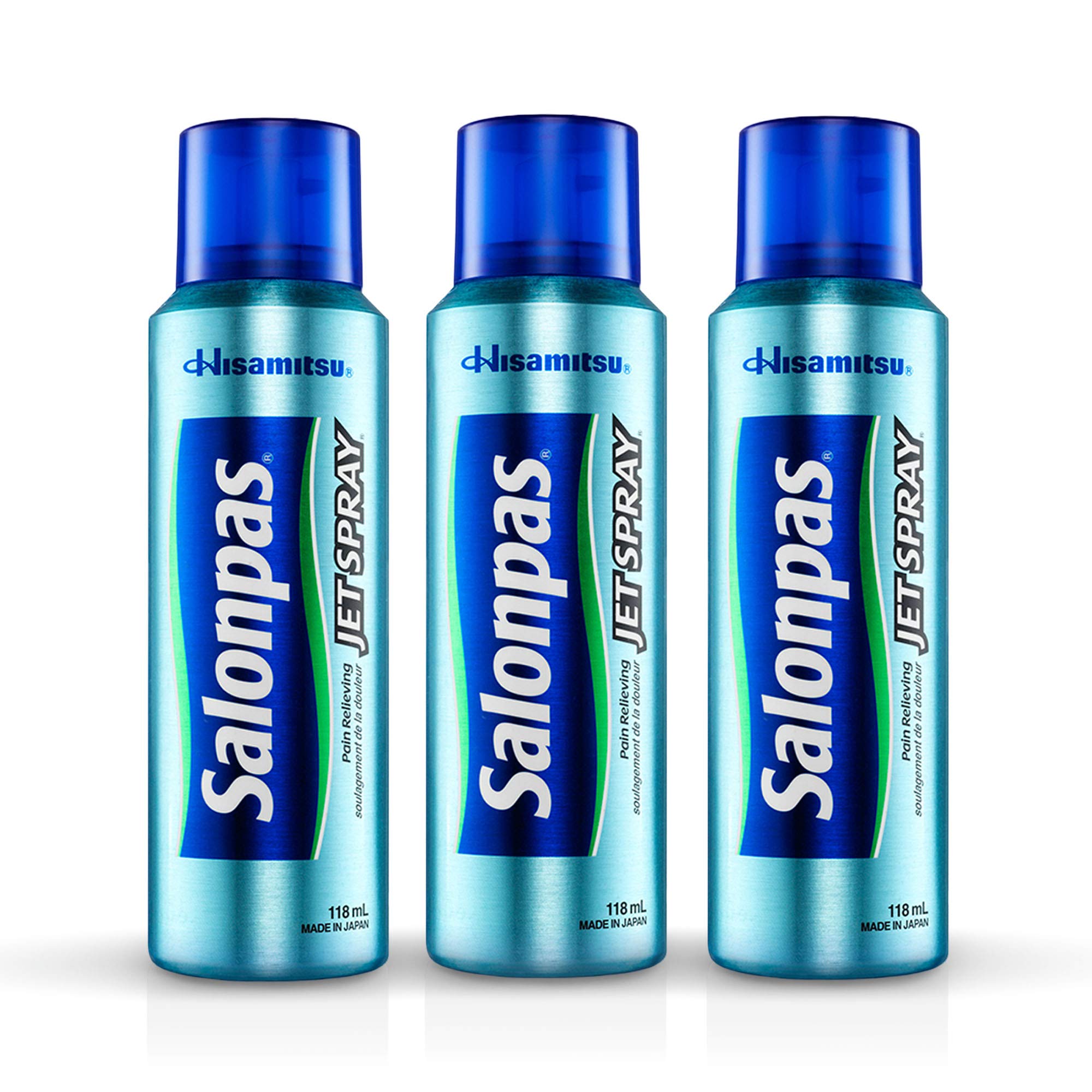 Salonpas Pain Relieving Jet Spray 4oz – Pack of 3
