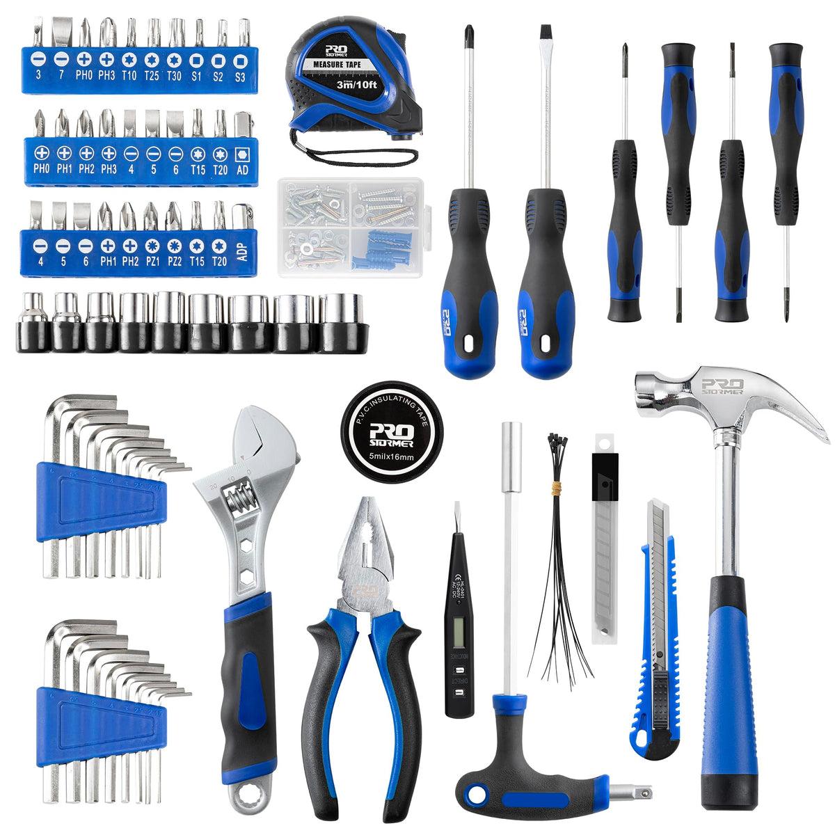 Prostormer 179 Piece Home Tool Kit General Household Tool - Prostormer Official Imagery - 4