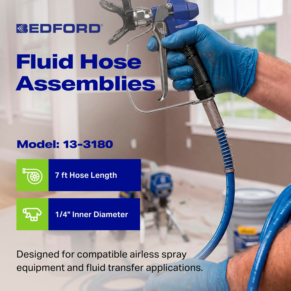 Hose Assy 1 4 x 7 - Bedford Official Imagery - 3