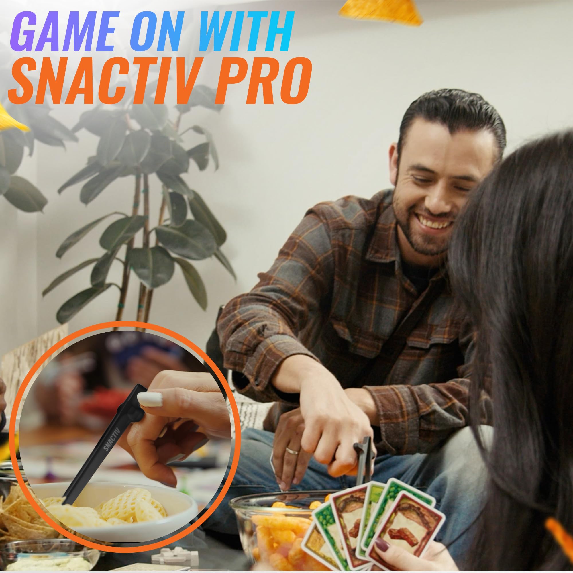 SNACTIV PRO Finger Chopsticks for Gamers - As Seen on Shark Tank! The - View 7