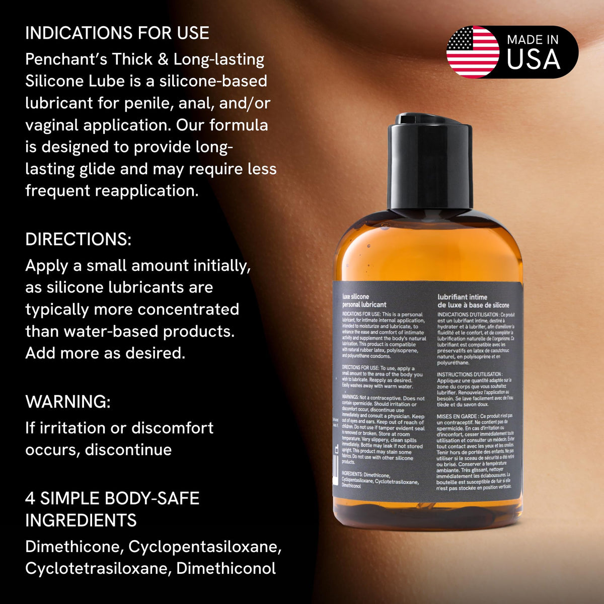 Thick Silicone Lube for Couples Personal Lubricant - Penchant Official Imagery - 3