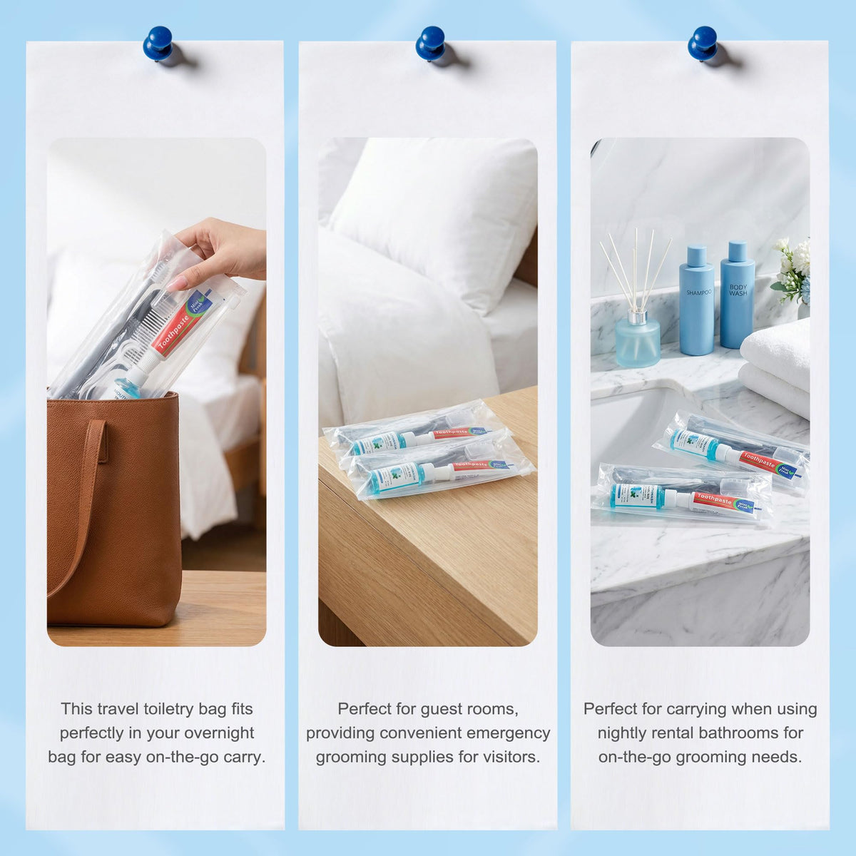 Travel Toothbrush Kit Bulk Individually Packaged - Lilingsty Official Imagery - 4