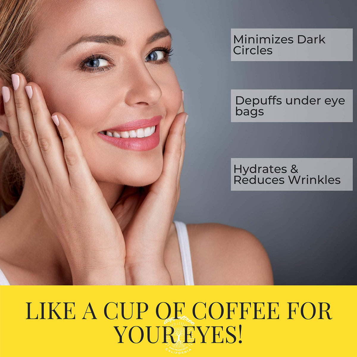 Caffeine Under Eye Patches Hydrogel Gel Mask for Dark - Doppeltree Official Imagery - 5