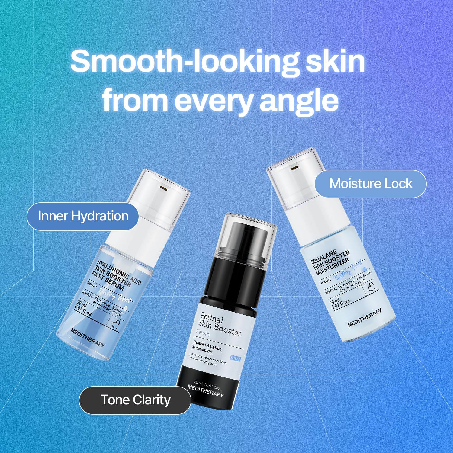 MEDITHERAPY Gentle Boost Kit – Korean Skin Care Set with Retinal - MEDITHERAPY