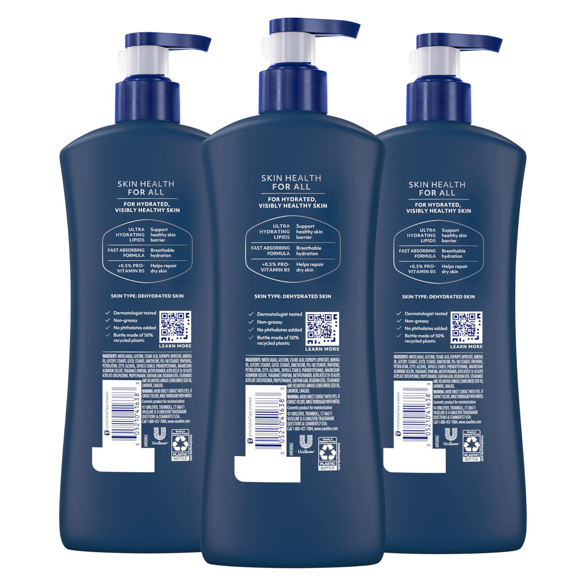 Vaseline Men Fast Absorbing 3in1 Hand Body Face Lotion 20 - Vaseline Official Imagery - 3