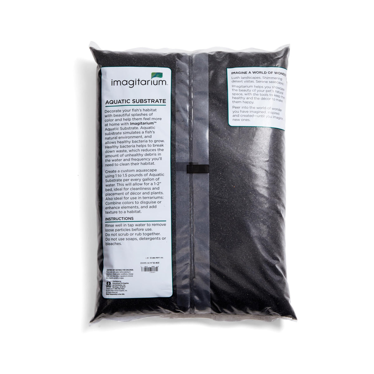 imagitarium by Petco Black Aquarium Sand 20 lbs - imagitarium Official Imagery - 4