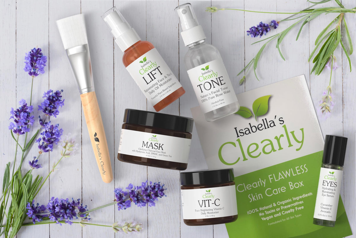 Flawless Natural Skin Care Gift Set for Women - Isabella's Clearly Official Imagery - 4
