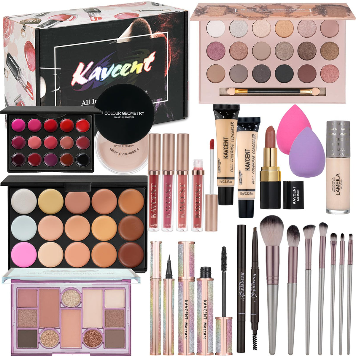 Makeup Kit for Teens Makeup Kits for Women Full Kit Makeup - KAVCENT Official Imagery - 2