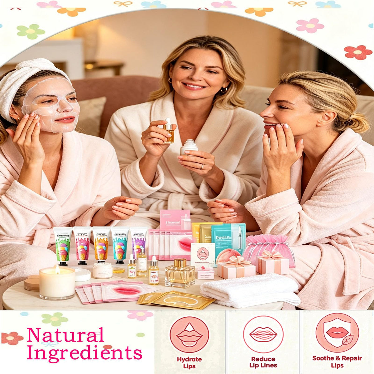 Bulk Spa Party Favors for Women Portable Skincare Gift Set - Beauty Bar Official Imagery - 7
