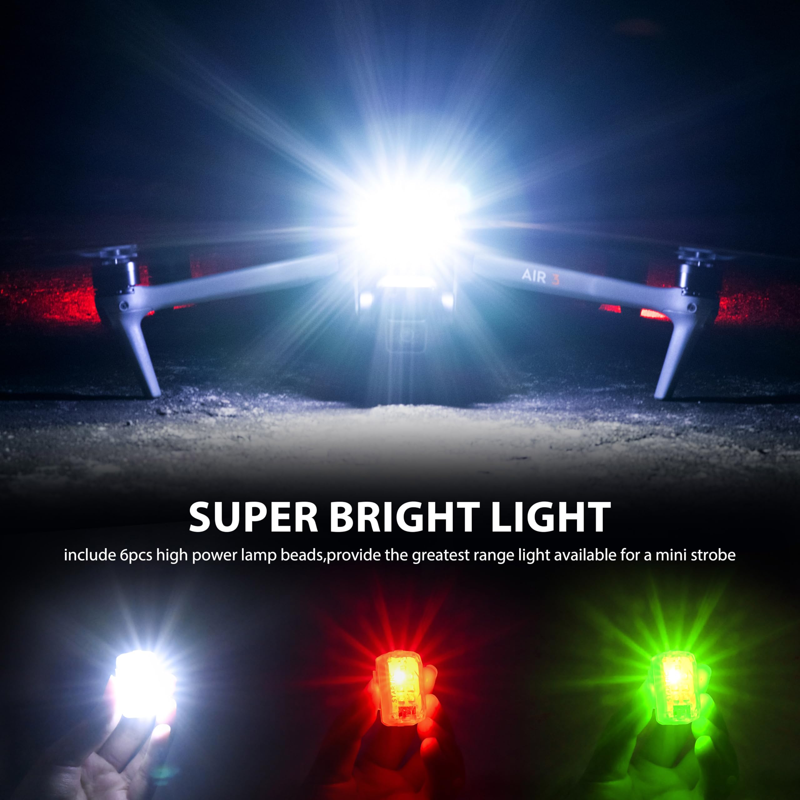 STARTRC Drone Strobe Light FAA Anti-Collision 2PC