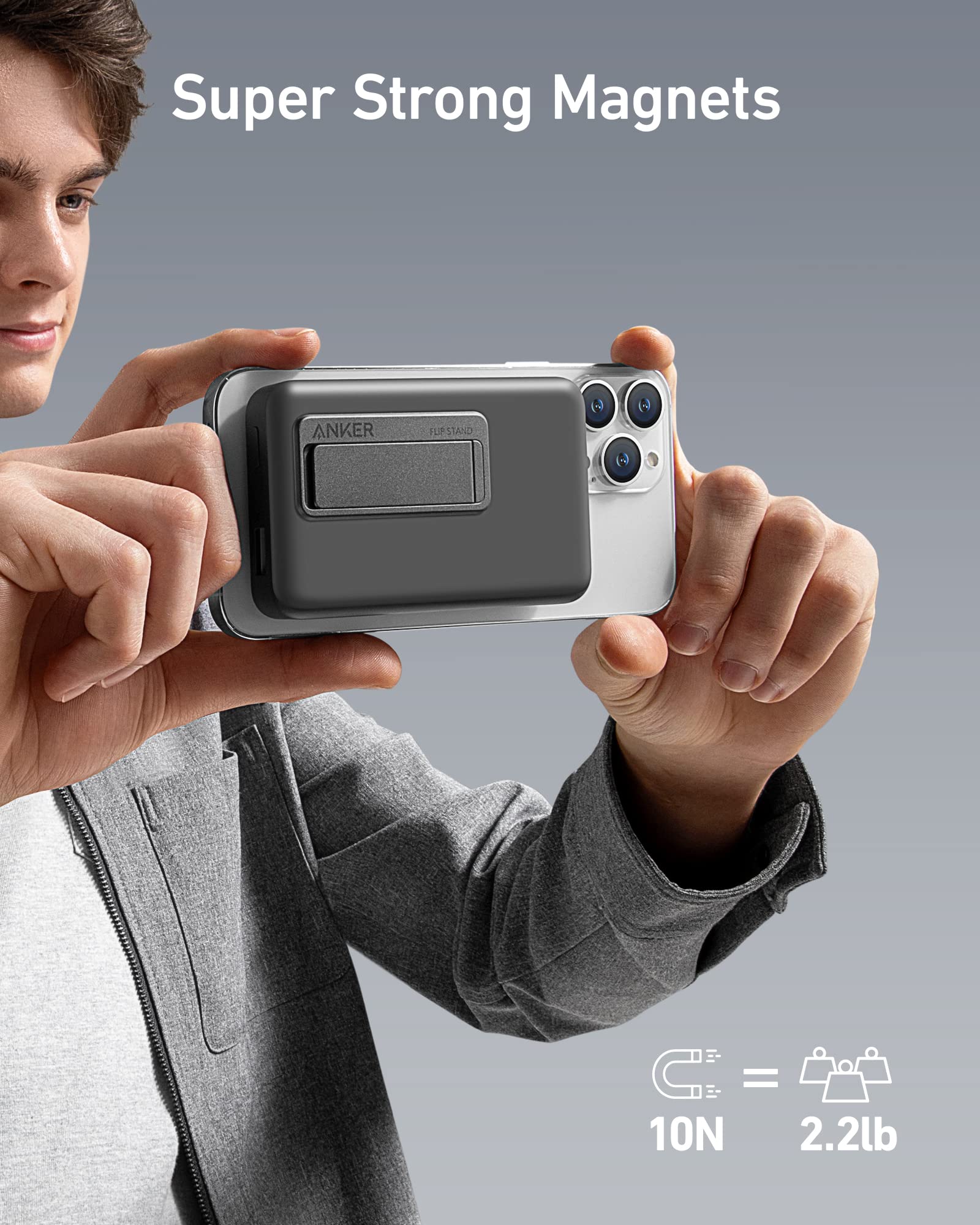 Anker 633 Magnetic Power Bank with Stand 10 000mAh Portable - Anker Official Imagery - 7