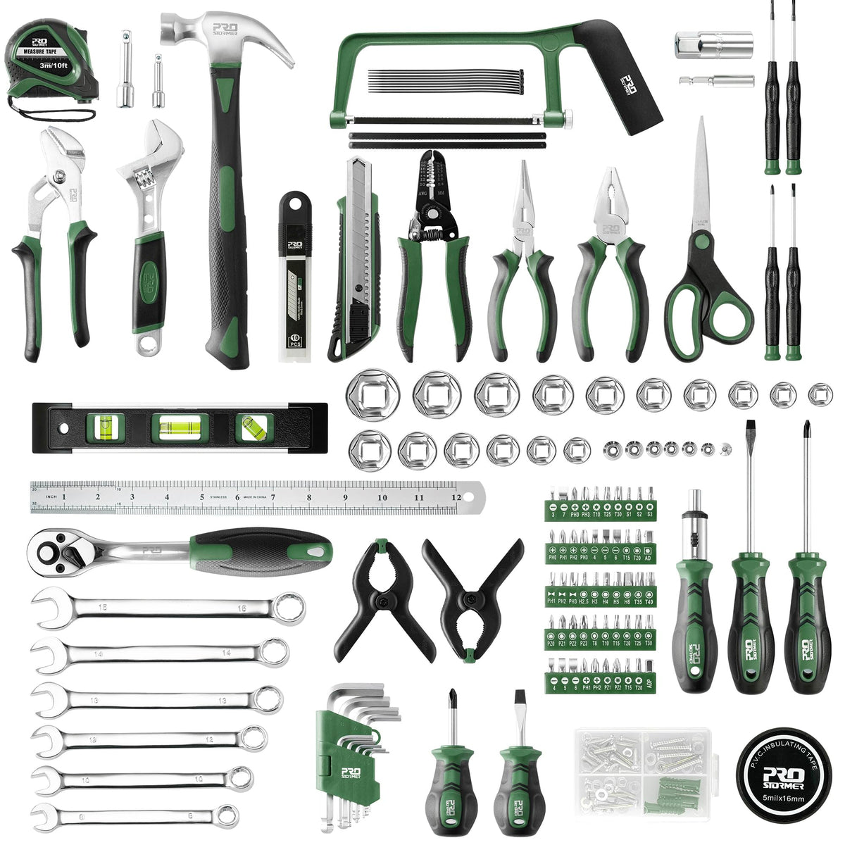 Prostormer 259 Piece Tool Kit Household Essential Tool Set - Prostormer Official Imagery - 3