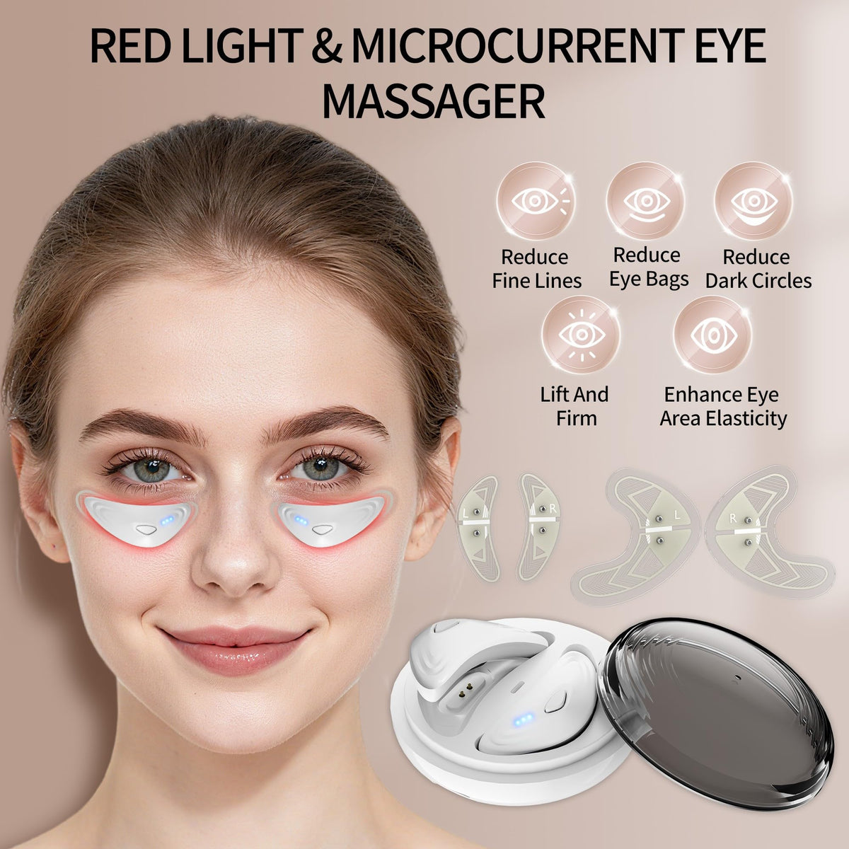 Under Eye Mask Gel Under Eye Patches Under Eye Massager for - OGGRXOR Official Imagery - 3