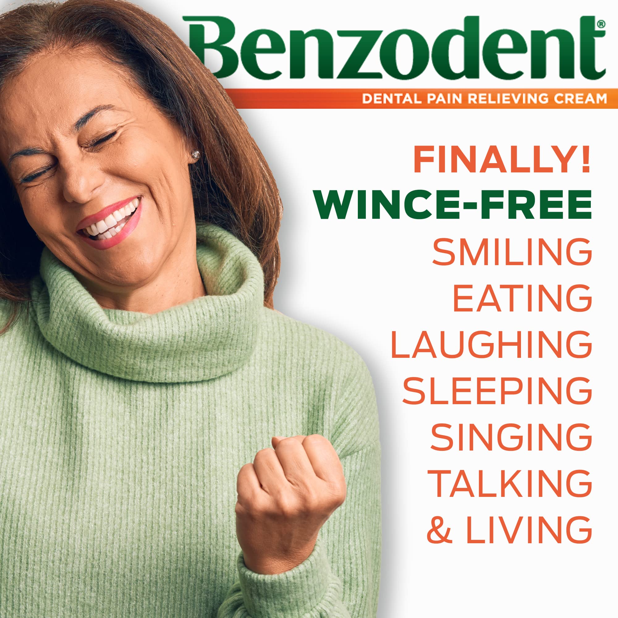 Benzodent Max Strength Dental Pain Relief Cream 1oz