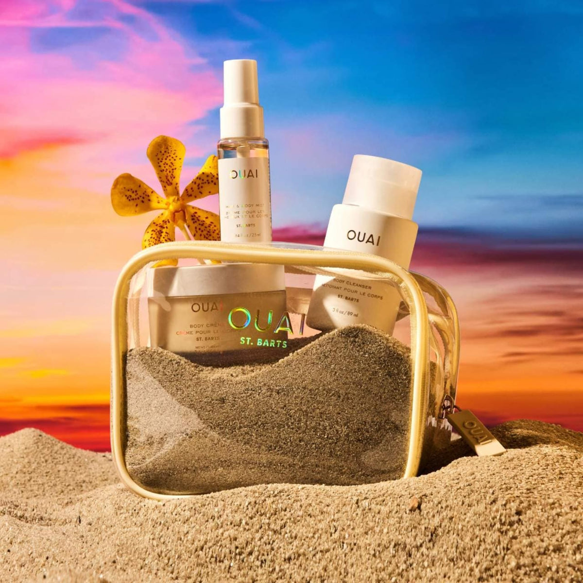 Wanna Get A OUAI Self Care Kit Body Cleanser Body Cr me Hair - OUAI Official Imagery - 4