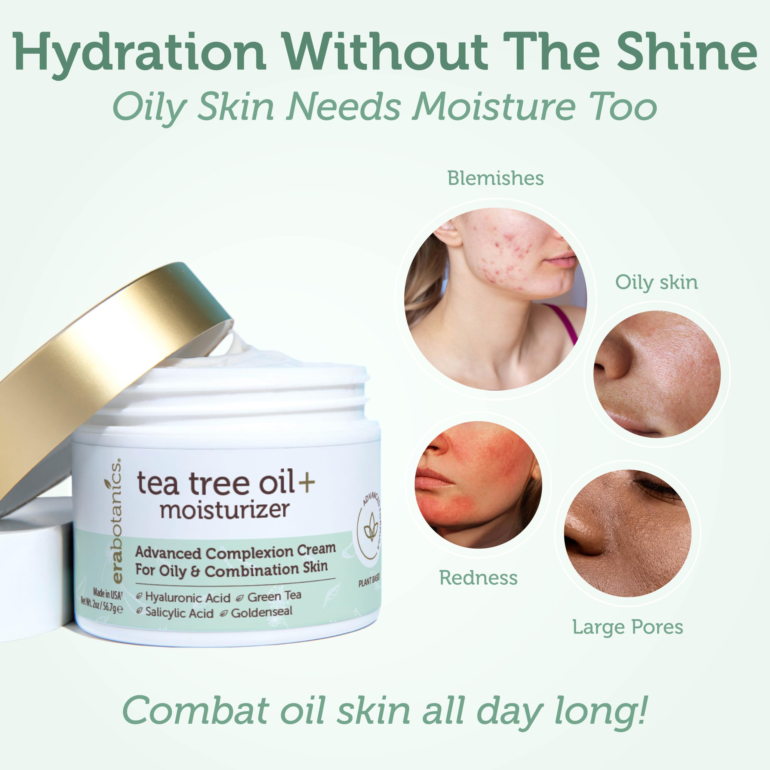 Era Organics Tea Tree Oil Face Cream - Era Organics Official Imagery - 3