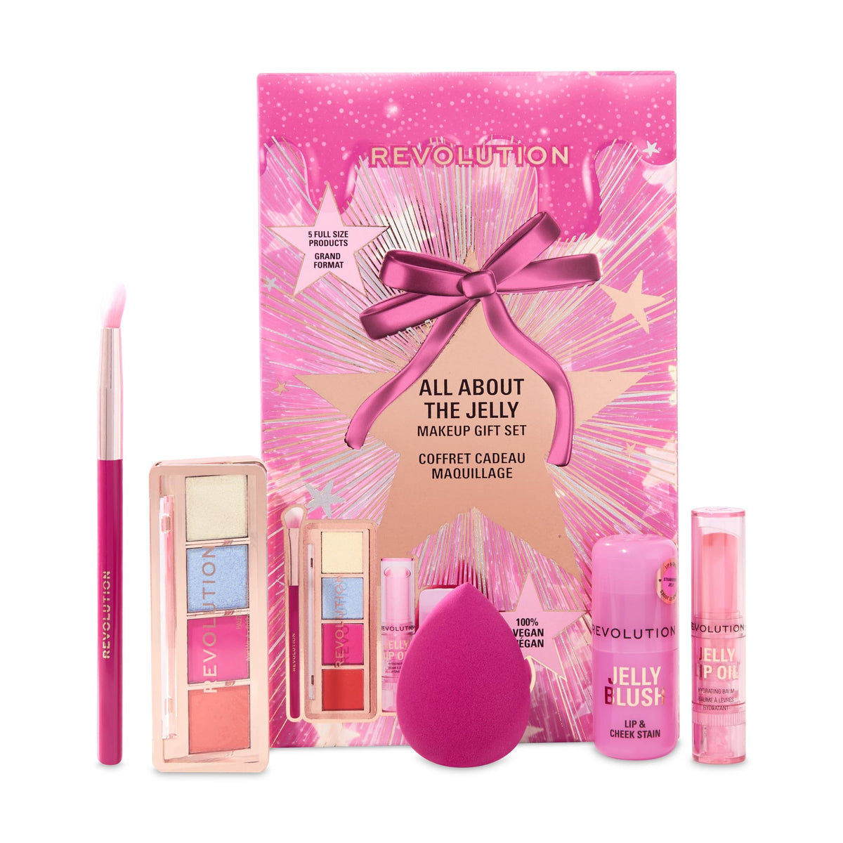 Revolution All About The Jelly Makeup Set 5 Piece Beauty - Revolution Beauty London Official Imagery - 2