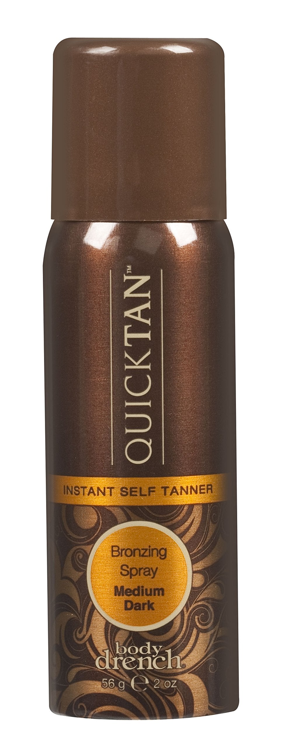 Body Drench QuickTan Instant Self Tanner Bronzing Spray, Salon-Quality Medium/Dark Tan, Streak-Free, Tinted Formula, 6 oz, 1-pack - Body Drench Official Product View 10