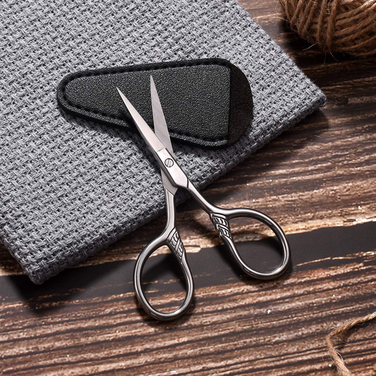 Small Precision Scissors 3 5in Beauty Grooming Kit - HITOPTY Official Product Imagery - 8
