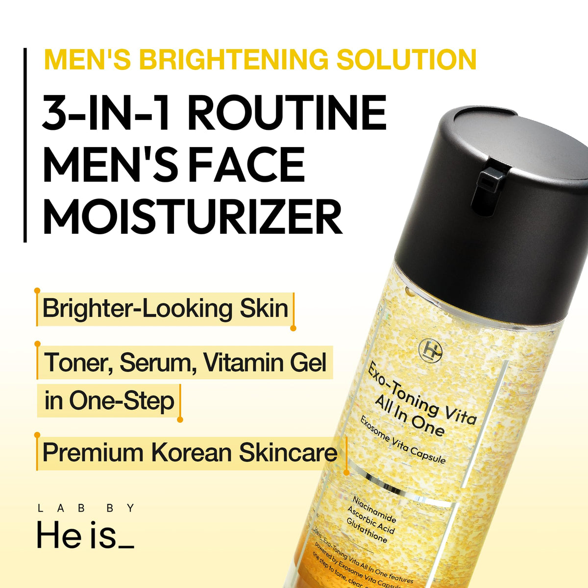 Men s Brightening Moisturizer for Improving dull looking - LAB BY He is_ Official Imagery - 3