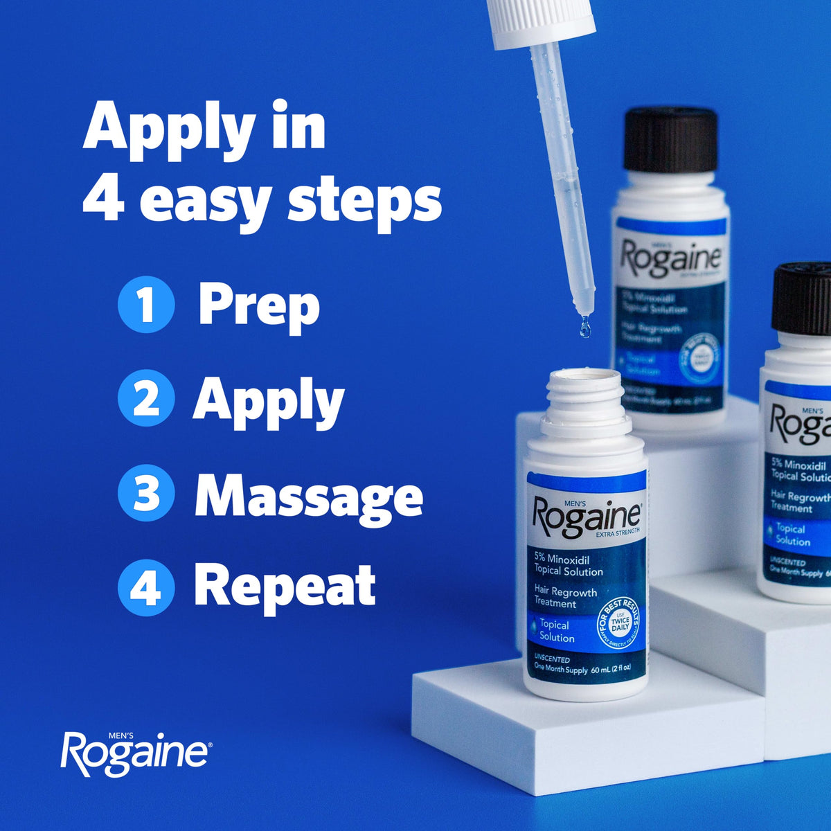 Men s Rogaine Extra Strength 5 Minoxidil Topical Solution 3 - Rogaine Official Imagery - 7