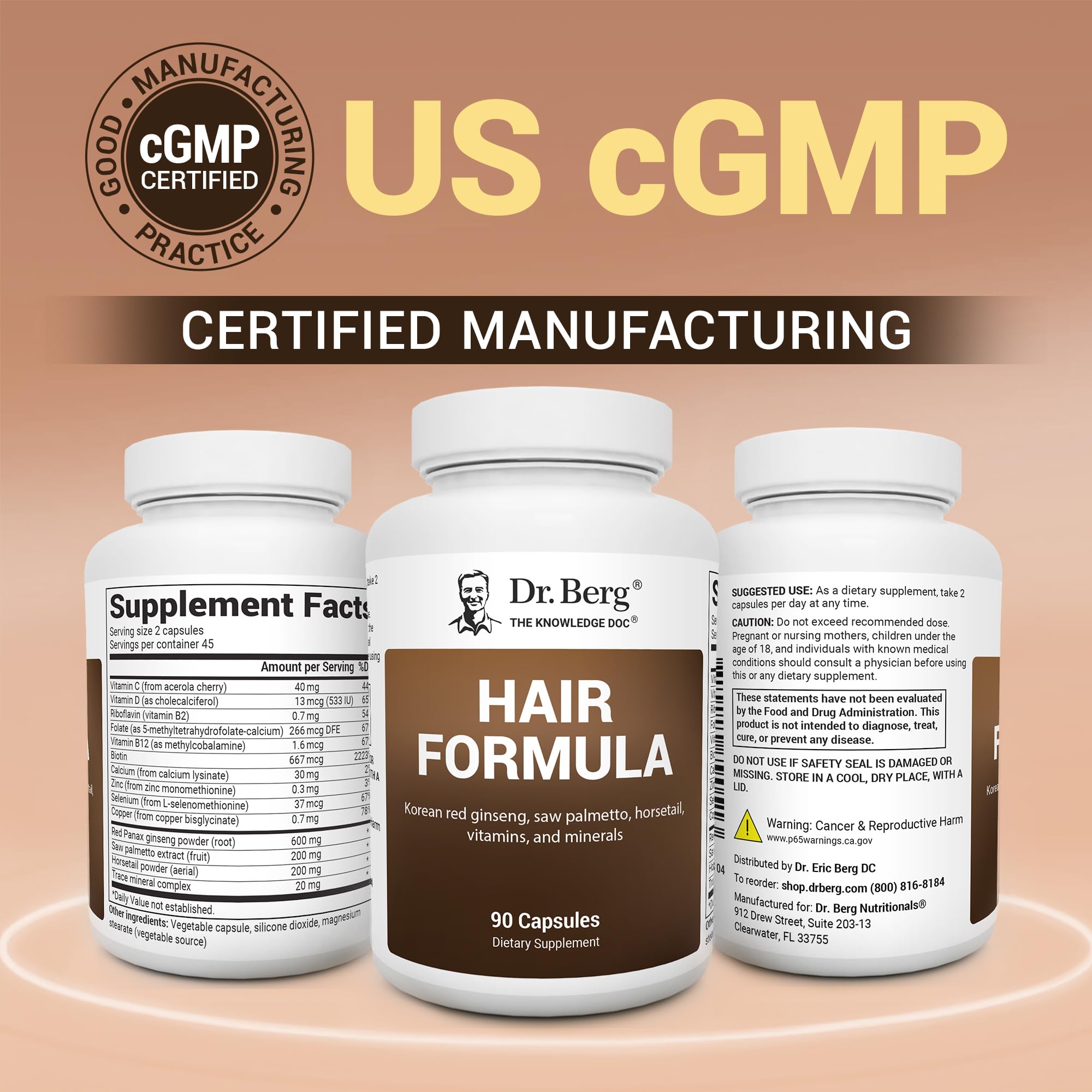 Dr Berg Hair Skin Nails with Biotin - Dr. Berg Nutritionals Official Imagery - 6