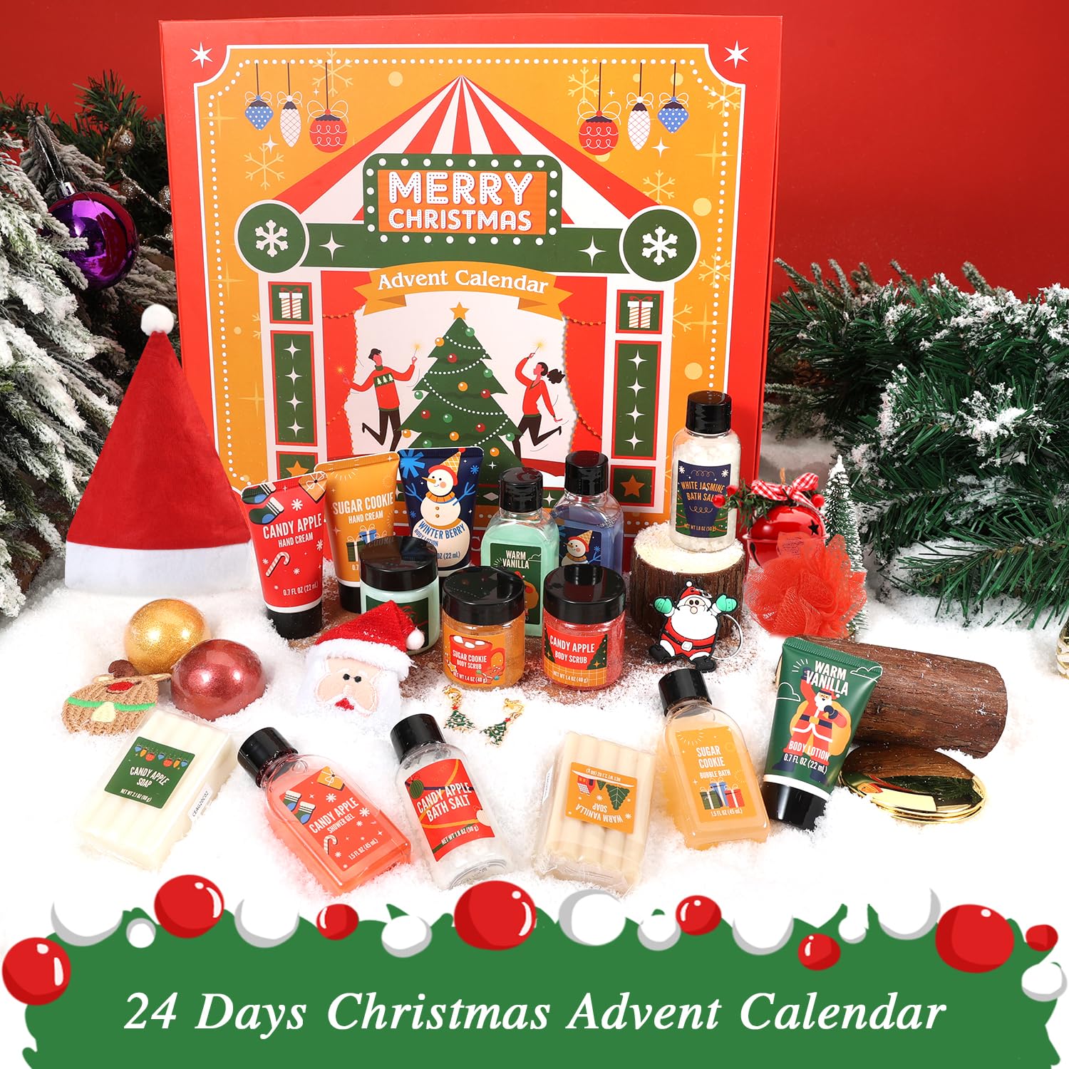Advent Calendar 2025 Christmas Gifts for Women 24-Piece Beauty - # BFFLOVE