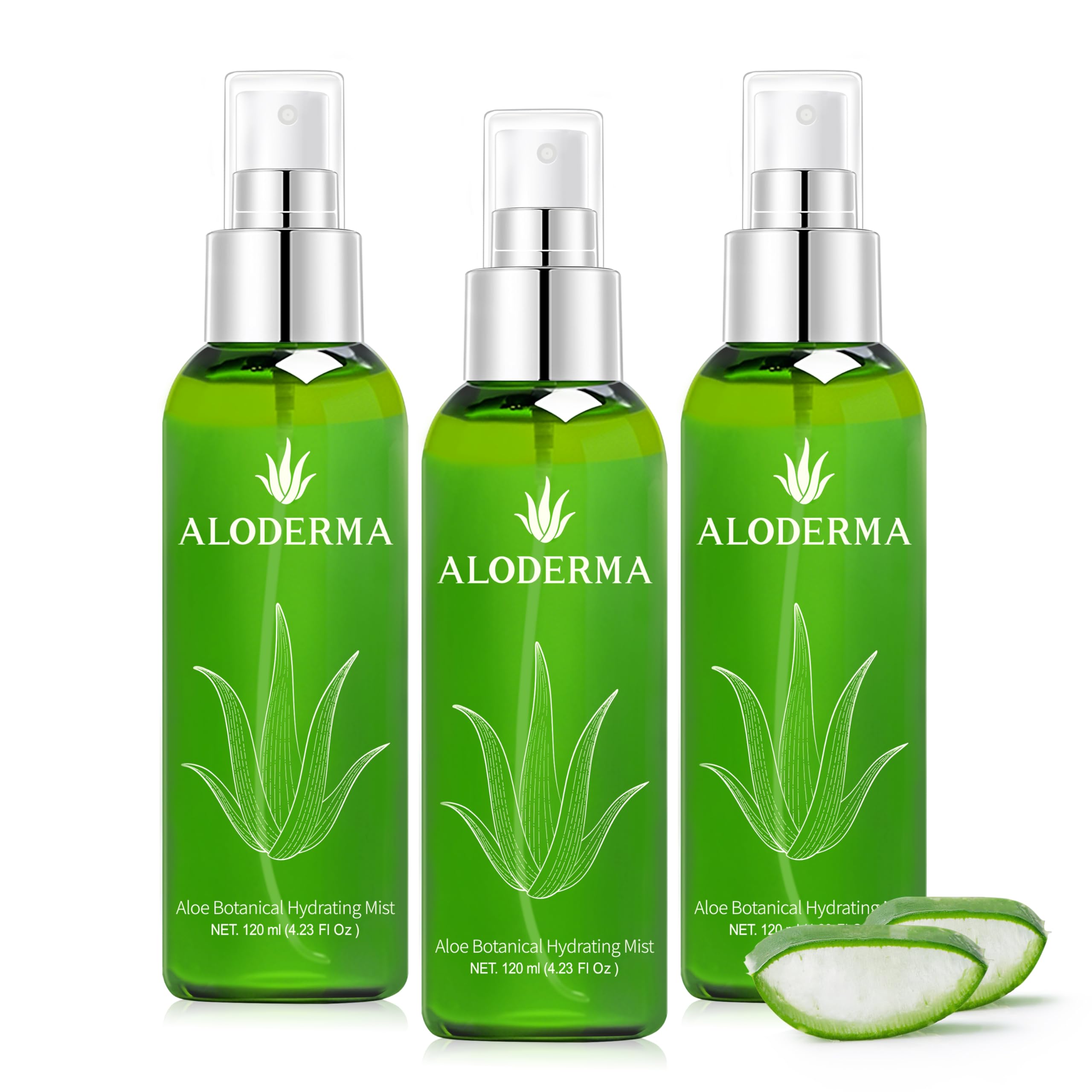 Aloderma Refreshing Hydrating Face Mist with Organic Aloe Vera, - Aloderma