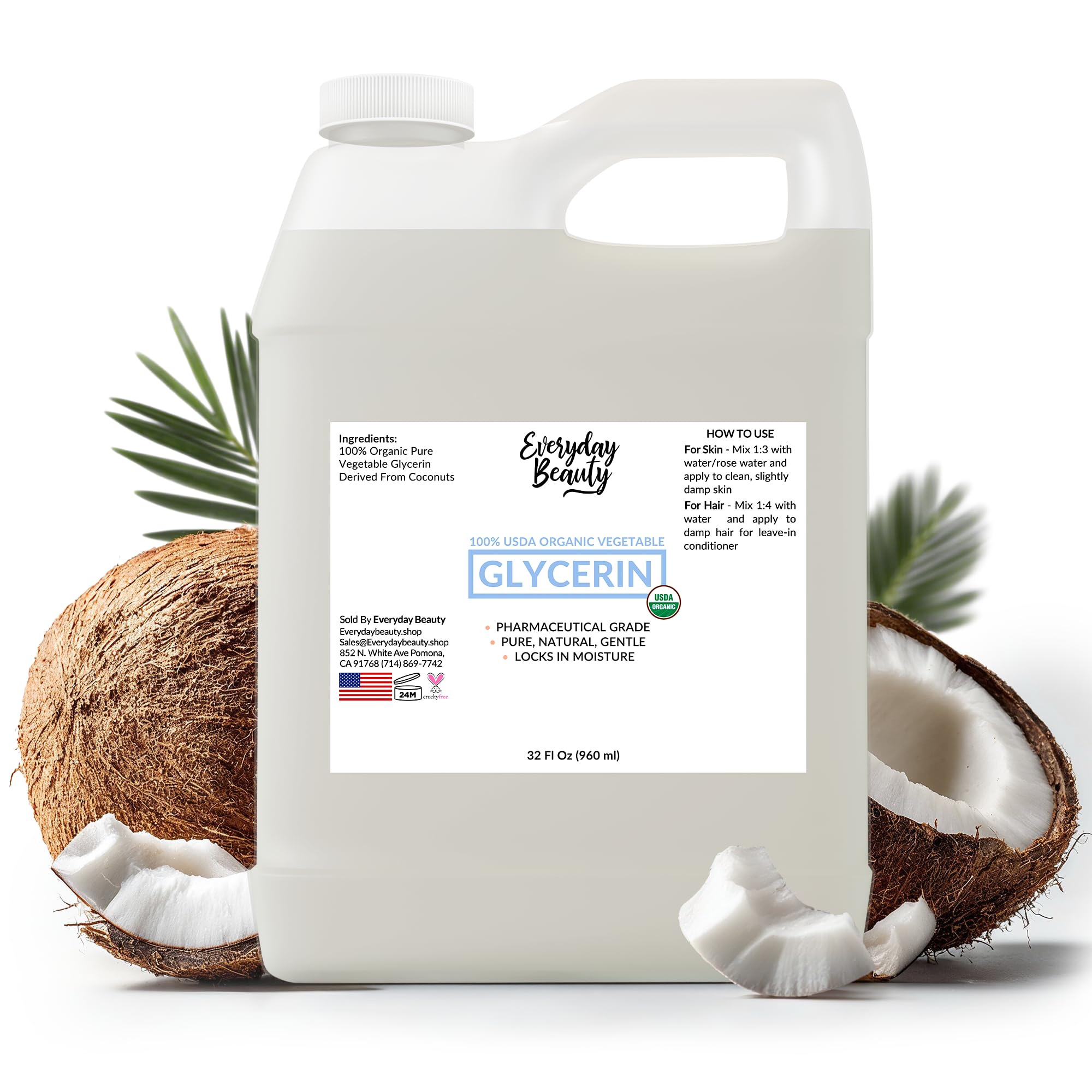 100% Organic Glycerin - Everyday Beauty Helping You Feel Beautiful Inside And Out