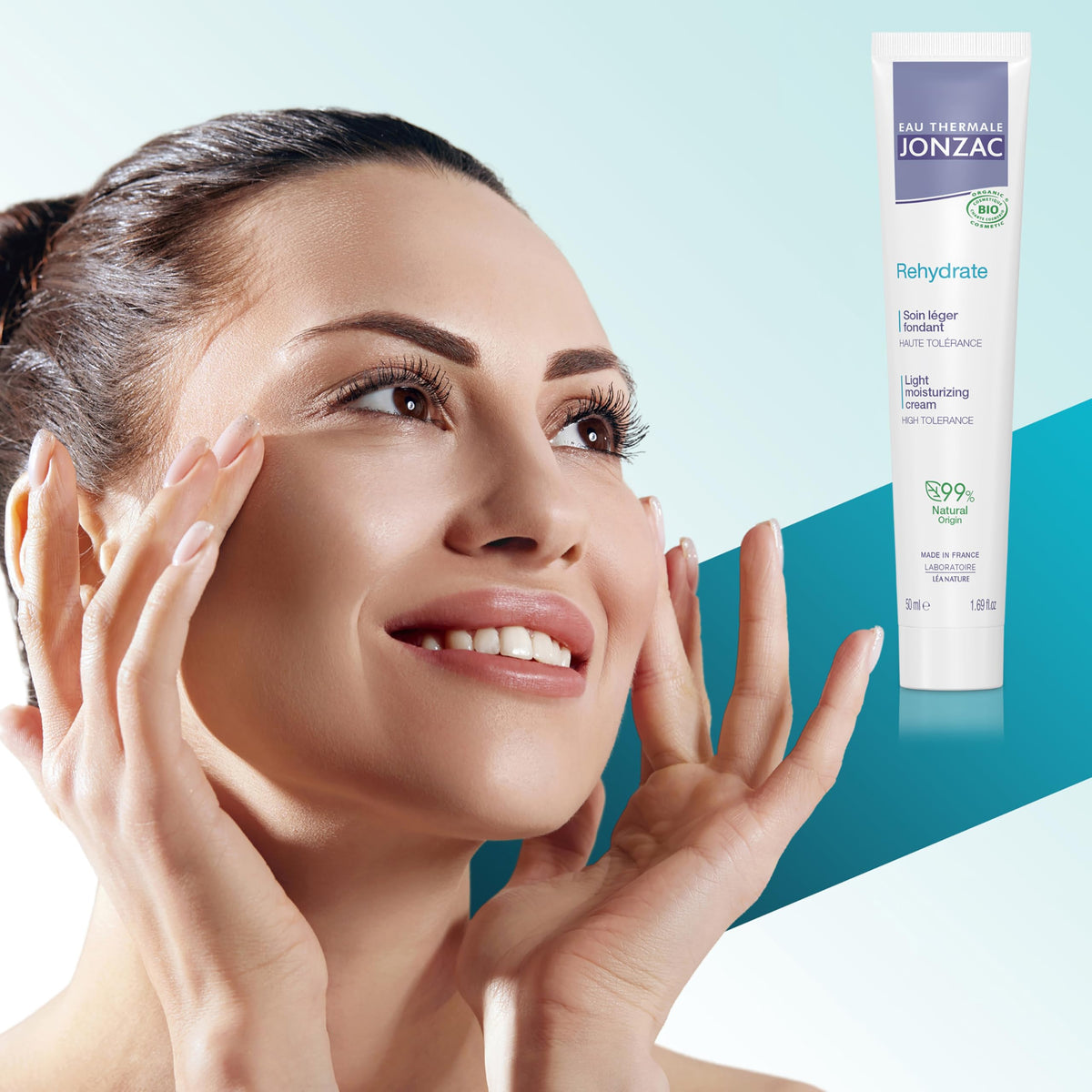 JONZAC Eau Thermale Rehydrate Light Face Cream 24hr - JONZAC Official Imagery - 6
