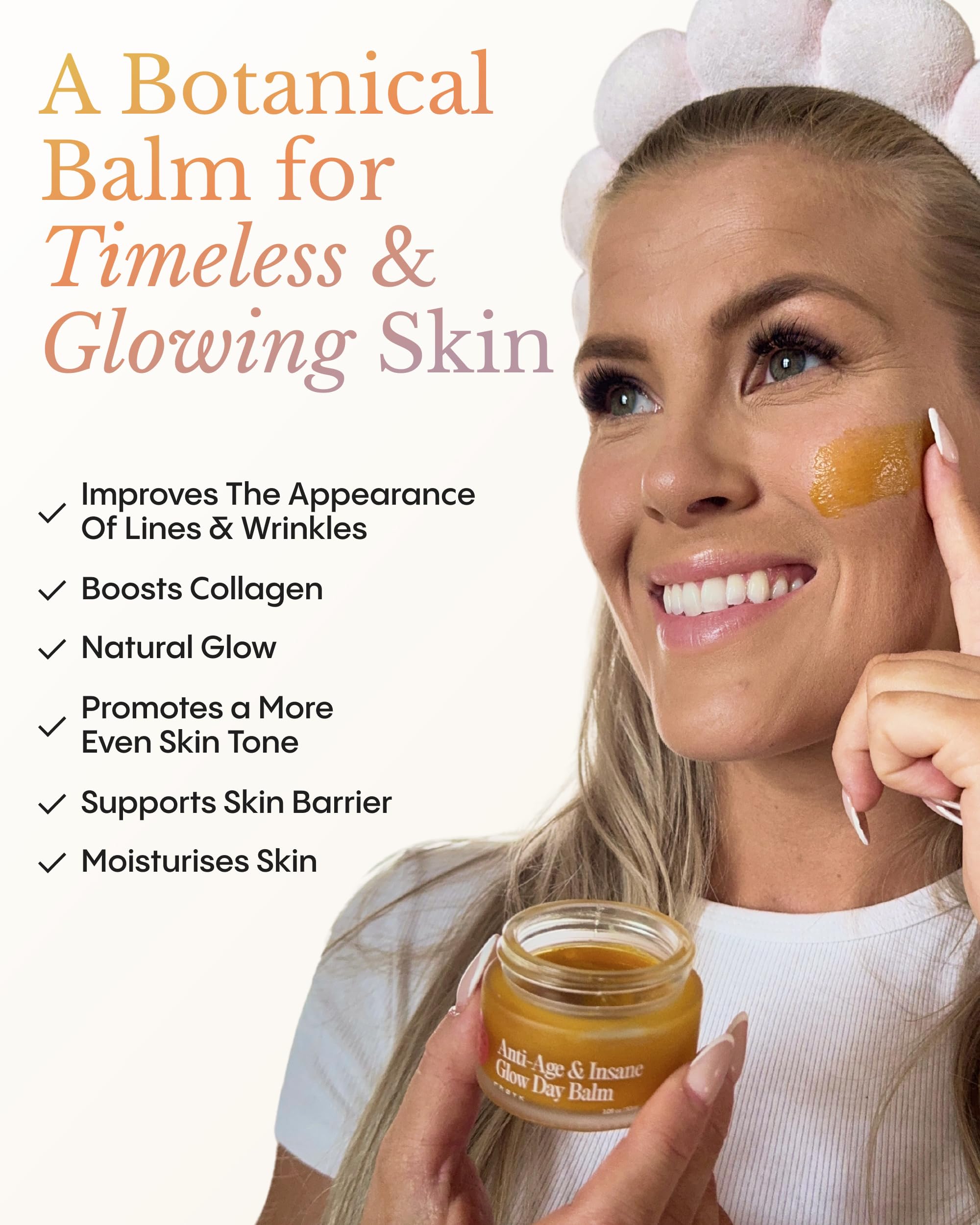 FRØYA Organics Anti-Age & Insane Glow Day Balm for Face (1.0 fl oz) - FRØYA Official Product View 3