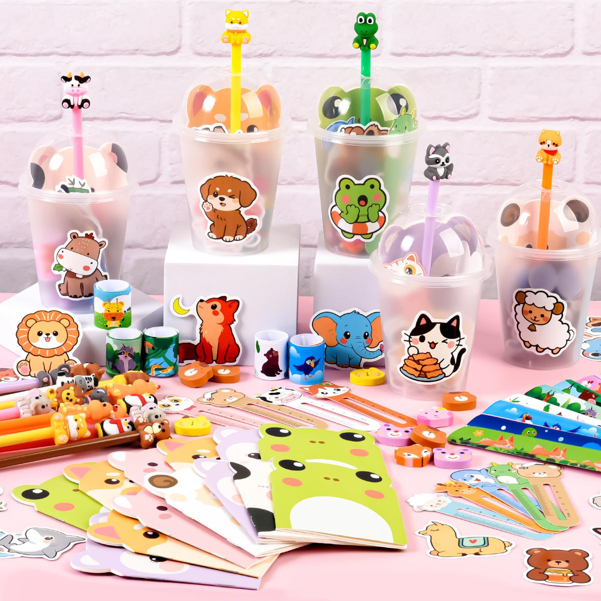 24 Set 244 Pcs Return Gifts for Birthday Party with Cups Gel - Yazetto Official Imagery - 7