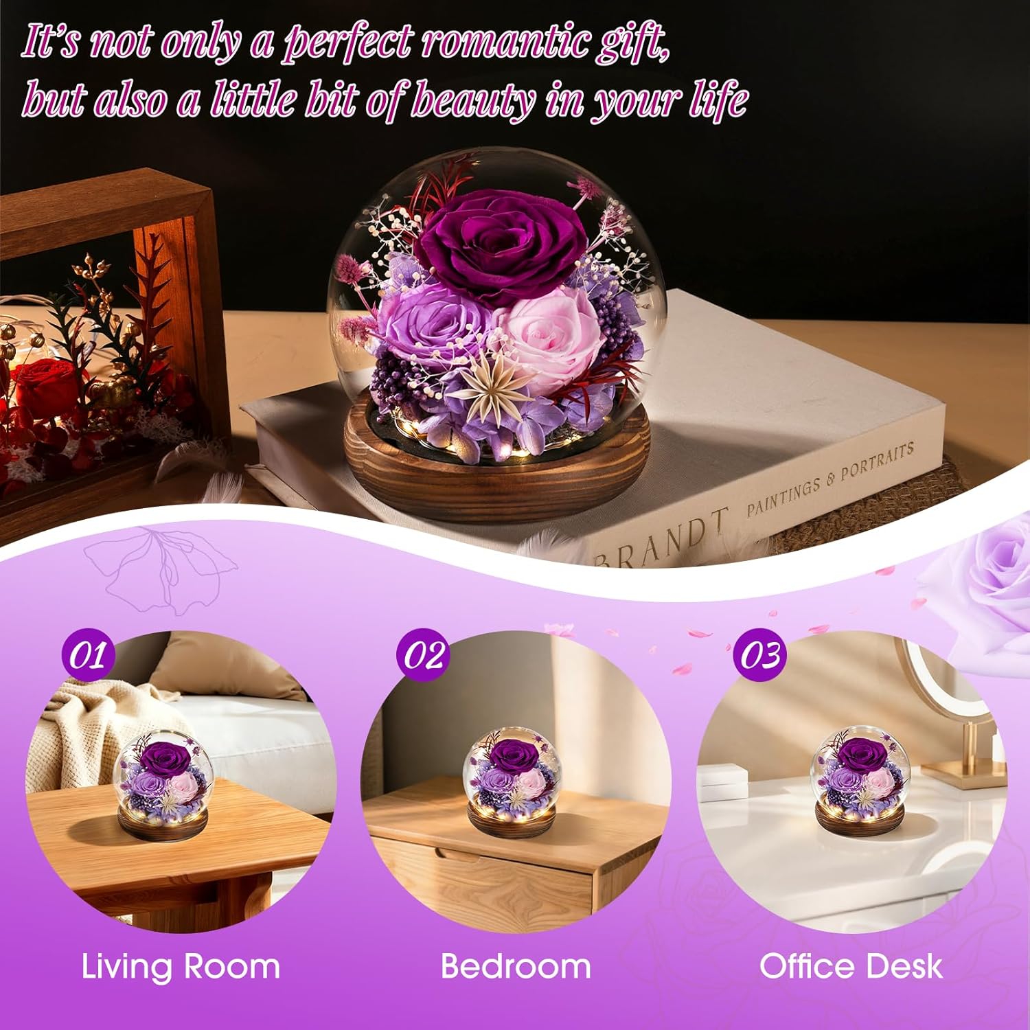 FIACO gift set with colorful flowers for moms, perfect for birthdays and Mother’s Day, ideal for gift delivery