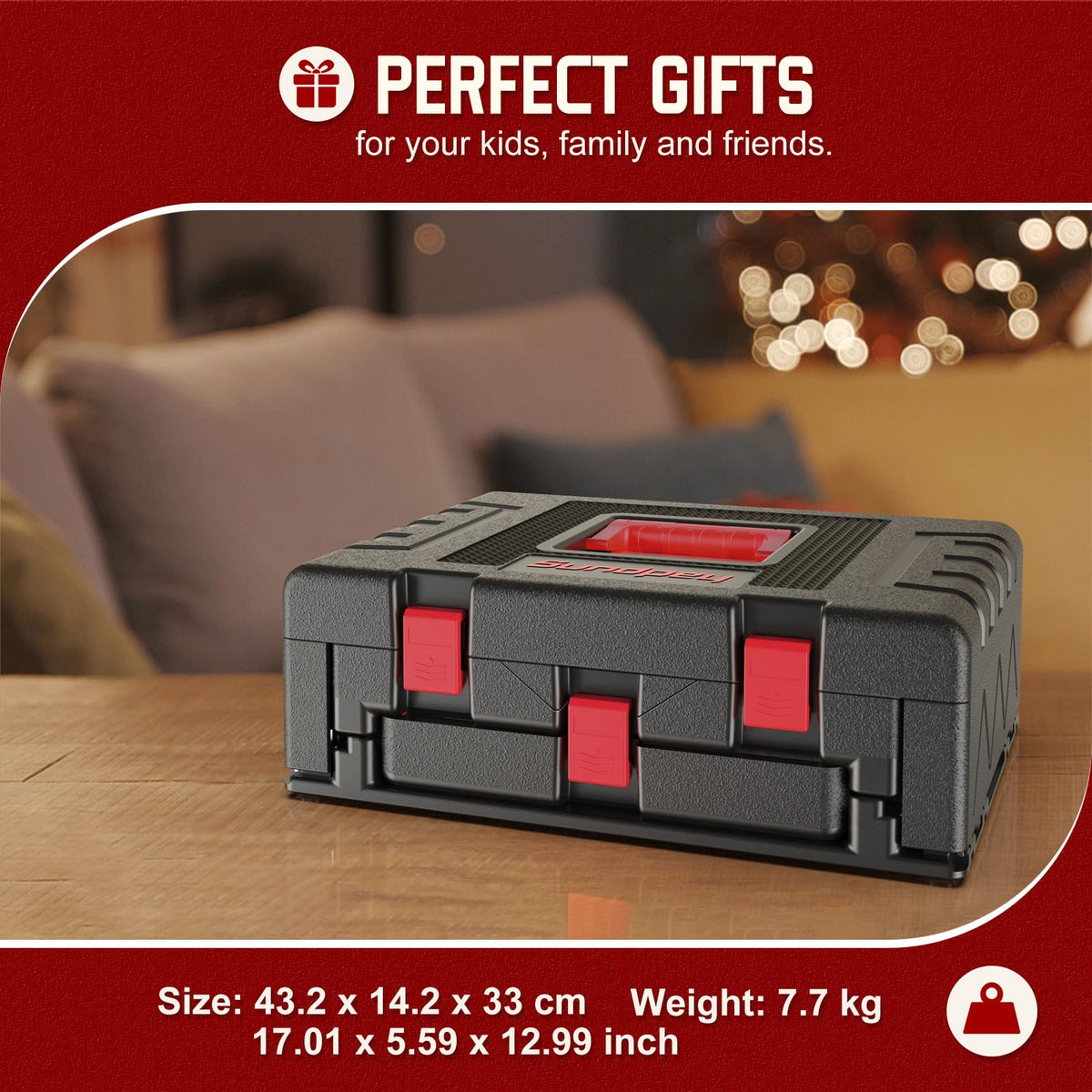 Sundpey 379 Pcs Portable Complete Home and Auto Tool Kit - Sundpey Official Imagery - 4