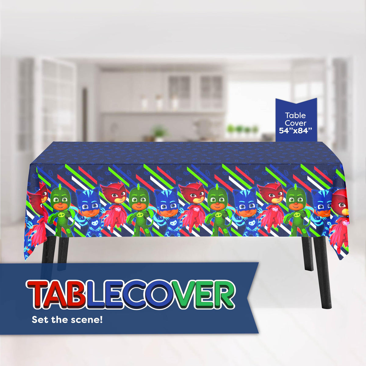 PJ Masks Birthday Party Supplies and Decorations with Table - Unique Official Imagery - 4