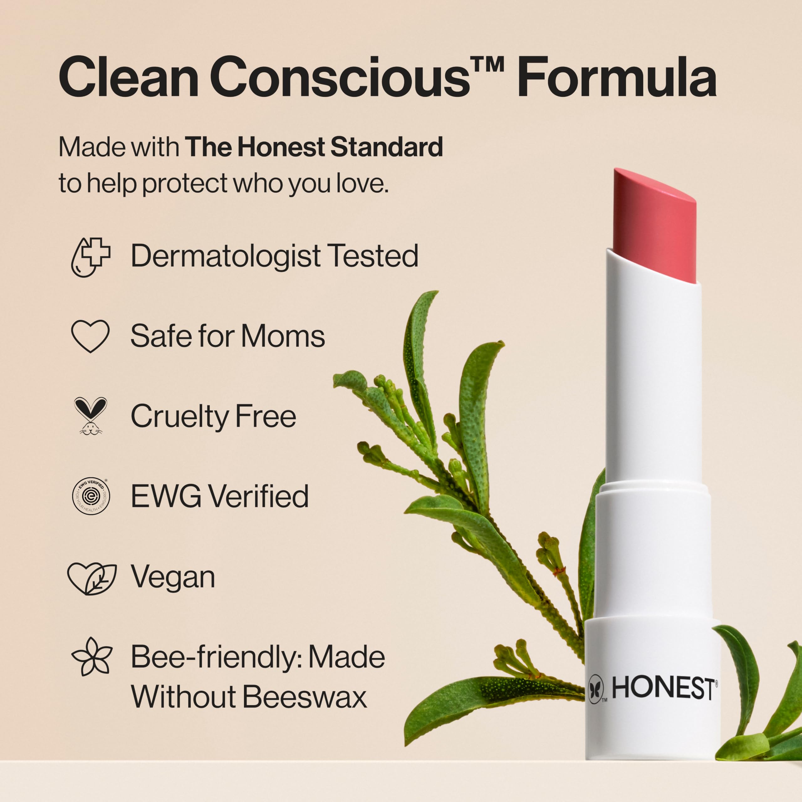 Honest Beauty Tinted Lip Balm Cruelty Free Vegan - Honest Beauty Official Product Imagery - 6
