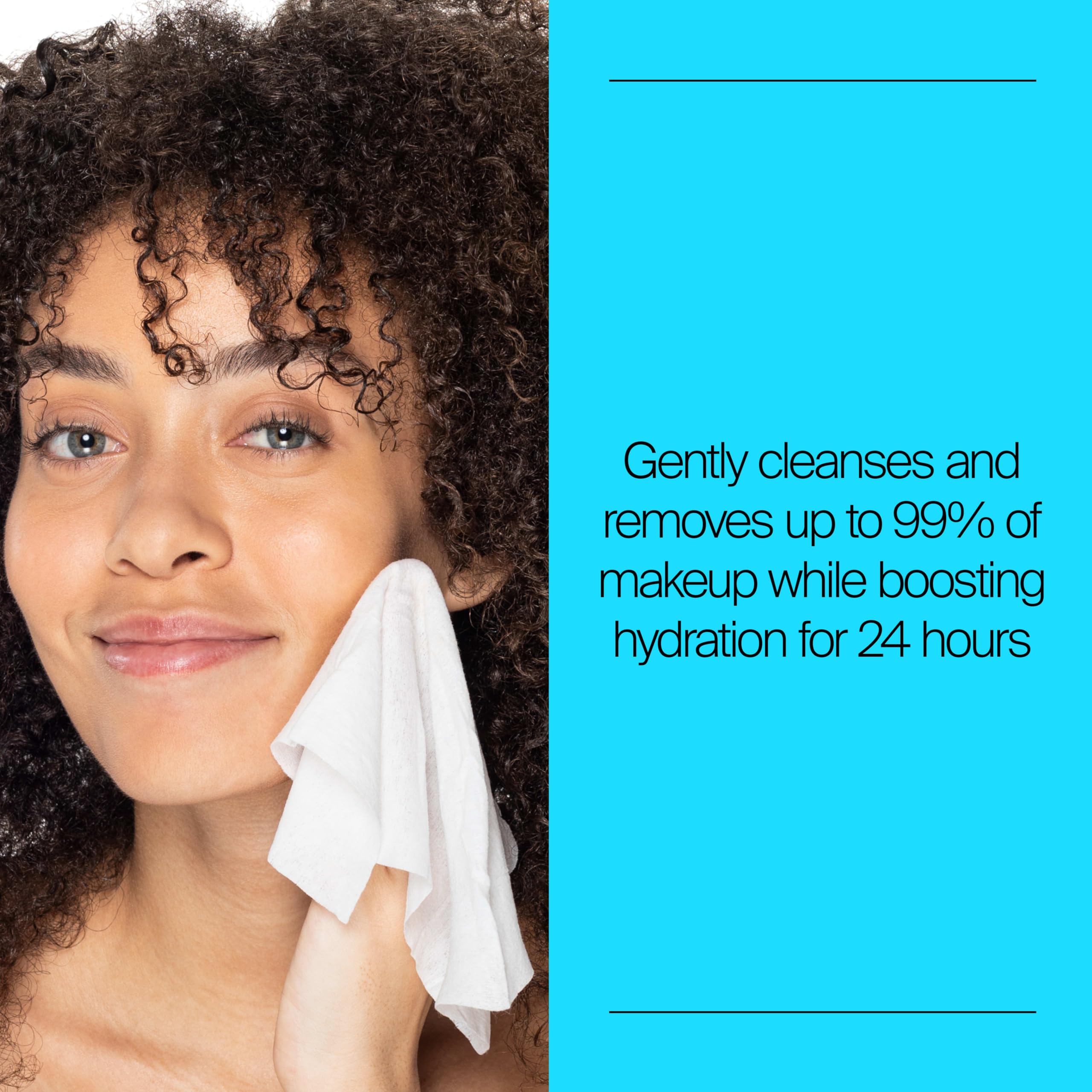 Elefair Tech Neutrogena Hydro Boost Cleansing Wipes Makeup Remover, 25 Ct - Elefair Tech Official Product View 3