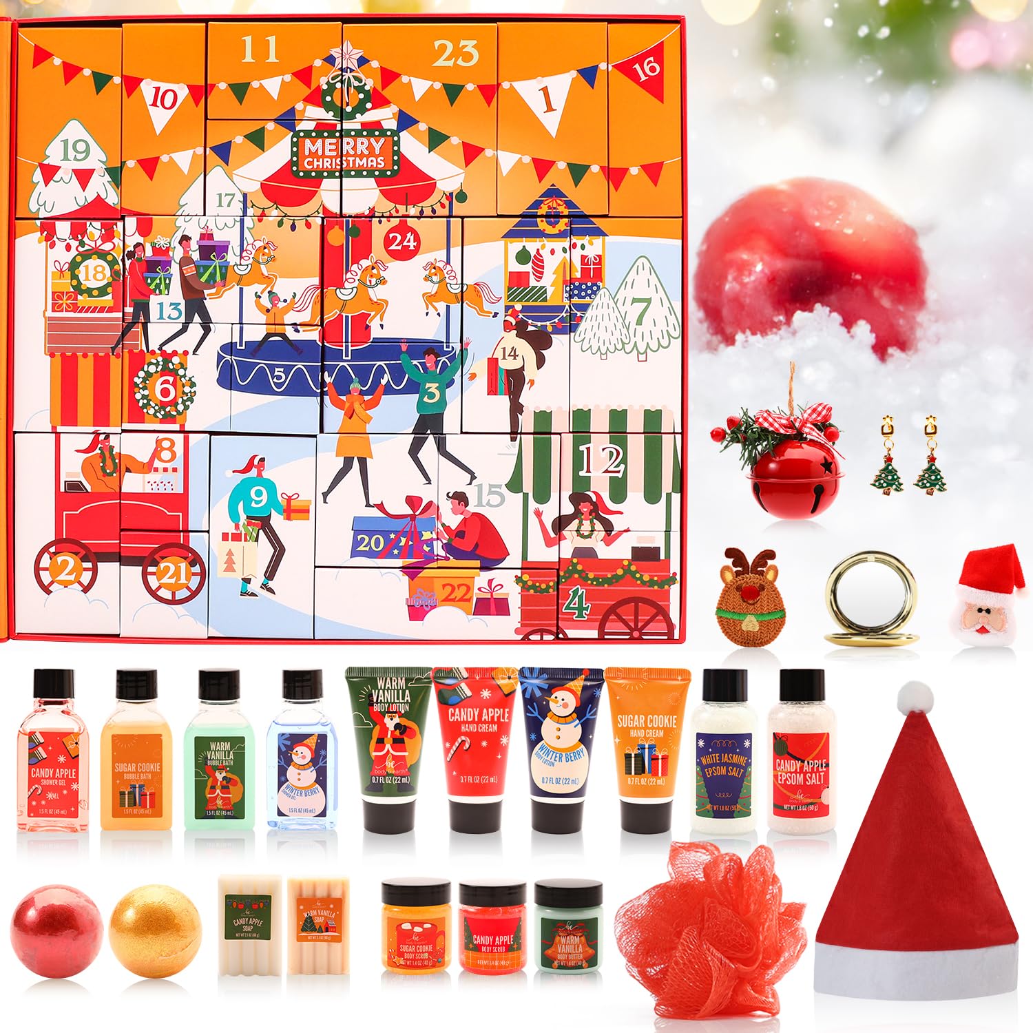 Advent Calendar 2025 Christmas Gifts for Women 24-Piece Beauty - # BFFLOVE
