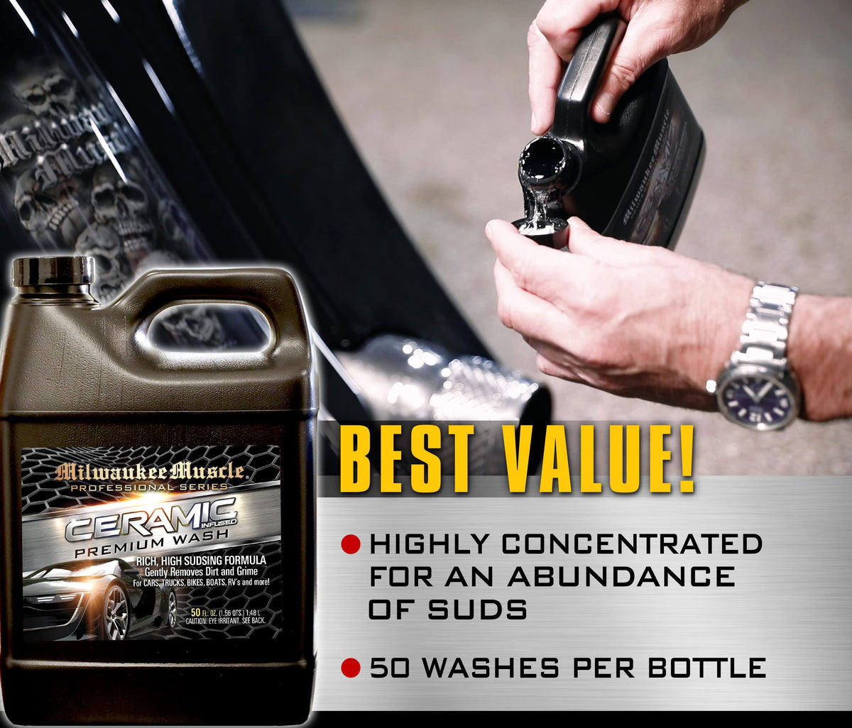 Premium Car Care Kit - Milwaukee Muscle Official Imagery - 8