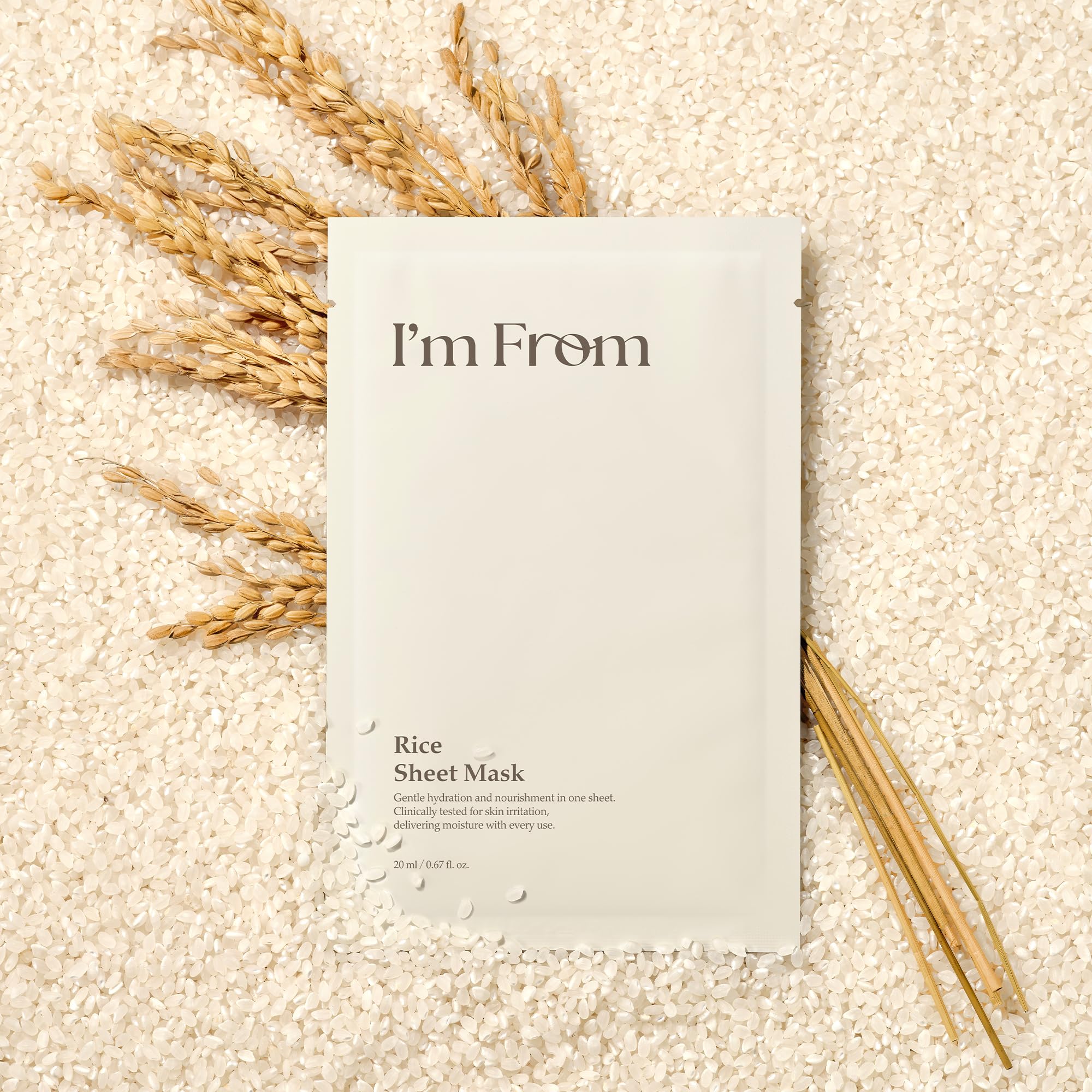 I’m From Rice Sheet Mask, Hydrating &amp; Soothing Face Mask - I'm from