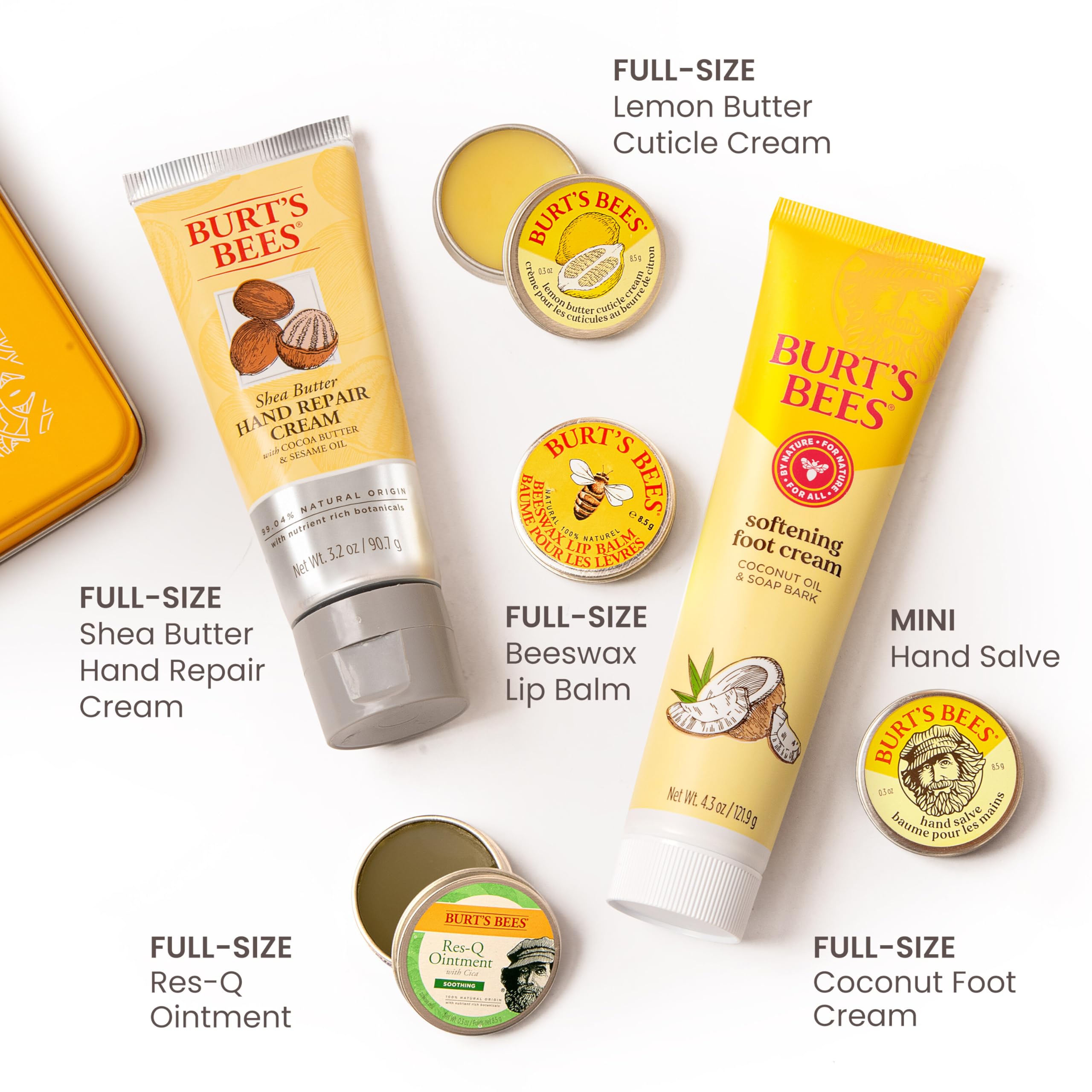 Burt s Bees Classics Gift Set 6 Products in Giftable Tin - Burt's Bees Official Product Imagery - 4
