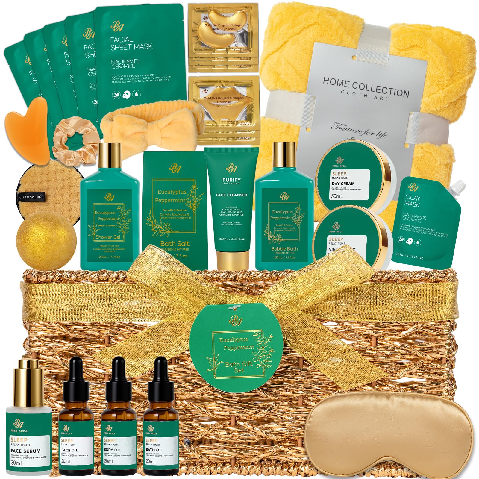 35 Pcs Gifts for Women, Lavender Bath &amp; Body Gift - RA ROSA ACCA