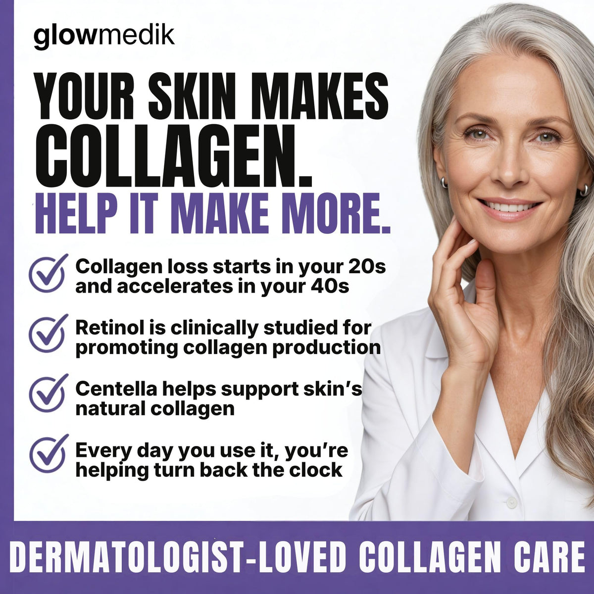 Retinol Night Cream for Wrinkles - Glowmedik Official Imagery - 5