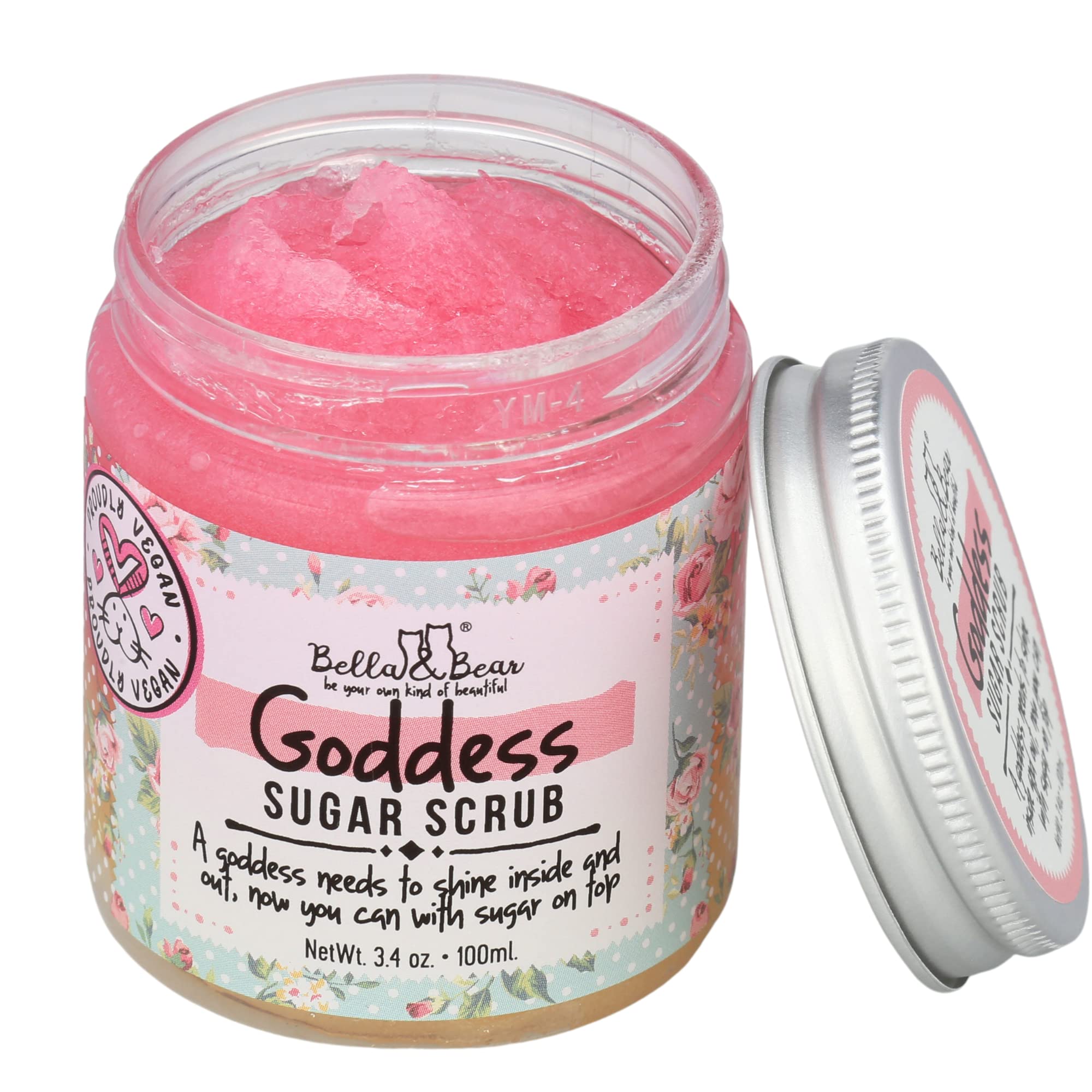 Bella and Bear Bella & Bear Goddess Sugar Scrub - Travel Size Vegan 3 - Bella and Bear Official Product View 5