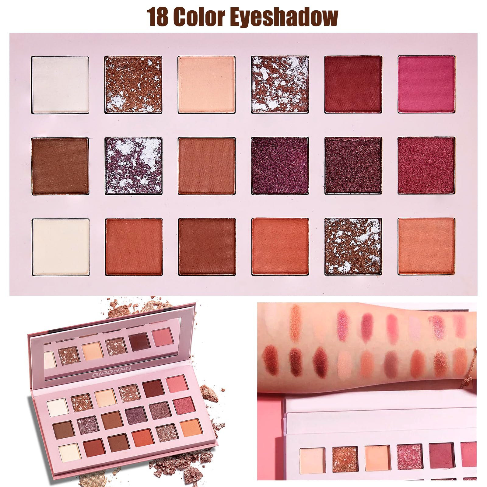CHAFFUL all-in-one makeup kit for women, featuring various makeup products in a full set, perfect for gifting or daily use.